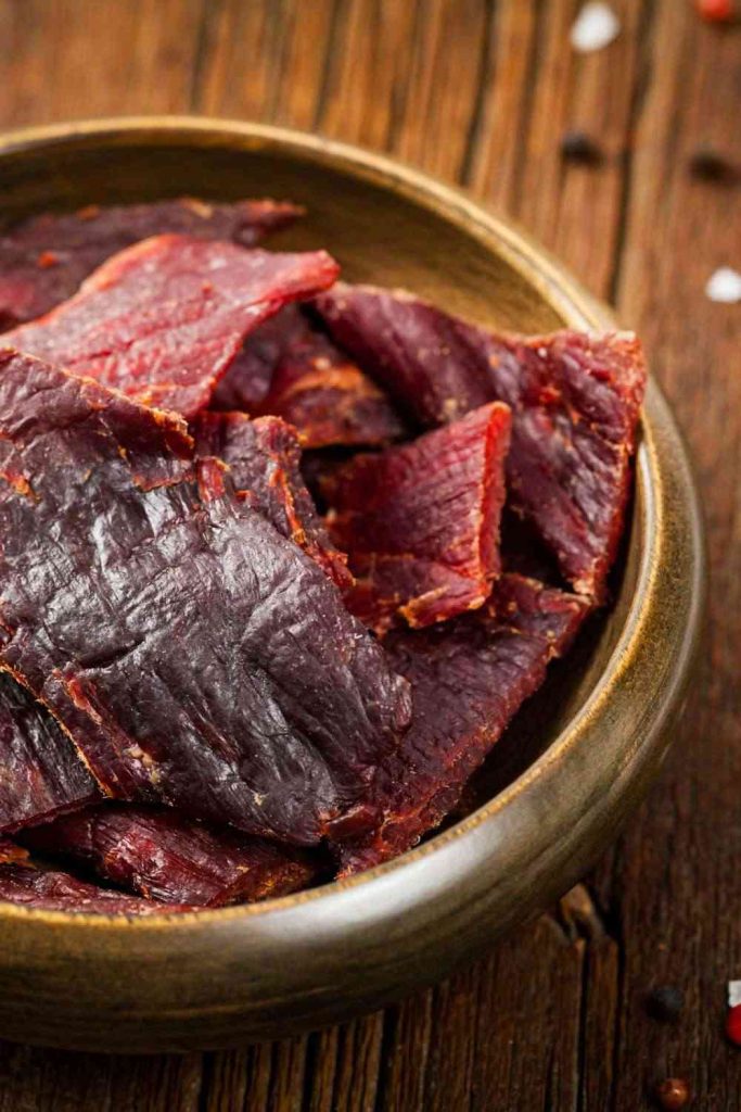 Teriyaki Salmon Jerky in Oven