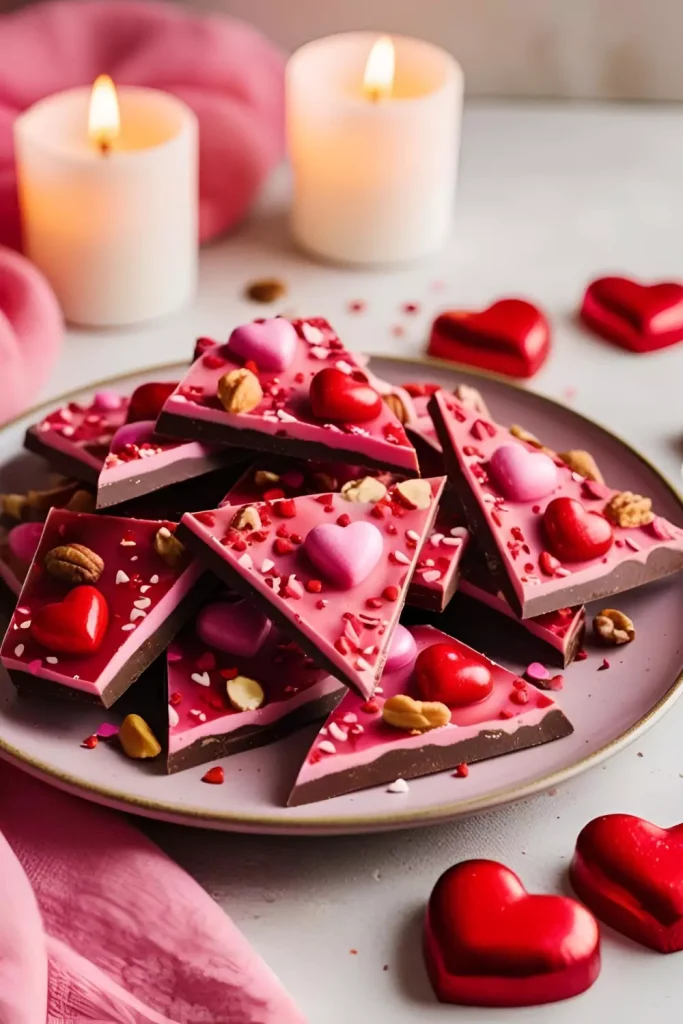 Valentine’s Day Chocolate Bark