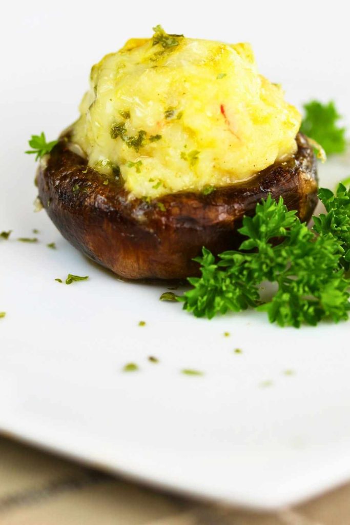 4. Lobster Stuffed Portabella Mushrooms - Pinned Recipe