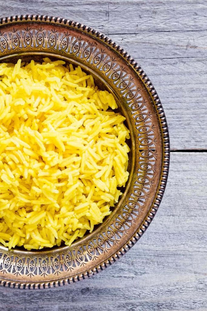 Brown Jasmine Rice with Turmeric