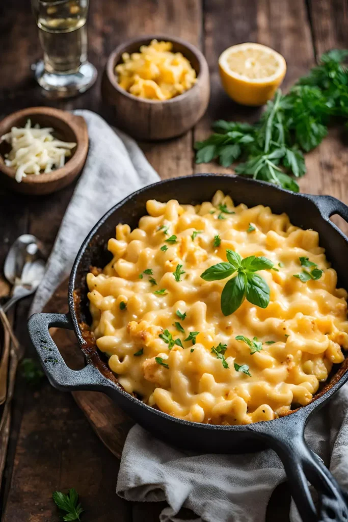 Cheesy Skillet Mac & Cheese 