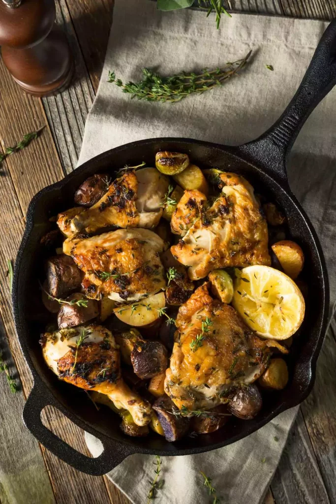 Lemon Herb Chicken Skillet