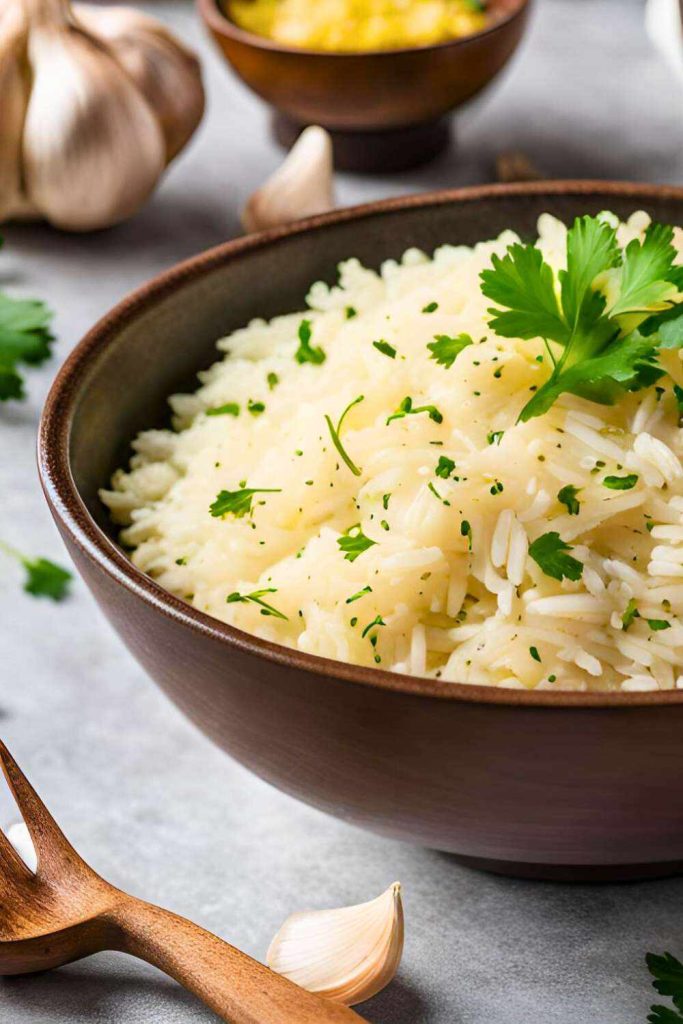 5-Ingredient Garlic Butter Rice