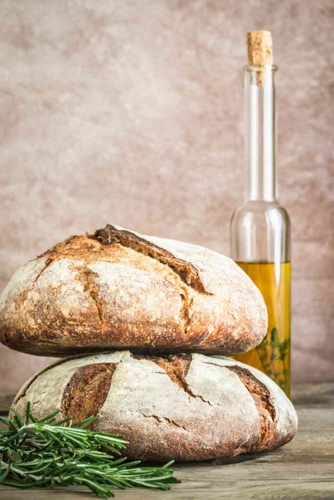 Rustic Rosemary Olive Oil Bread - Pinned Recipe
