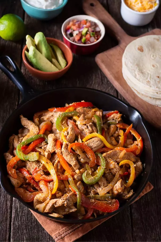 Stovetop Chicken Fajitas