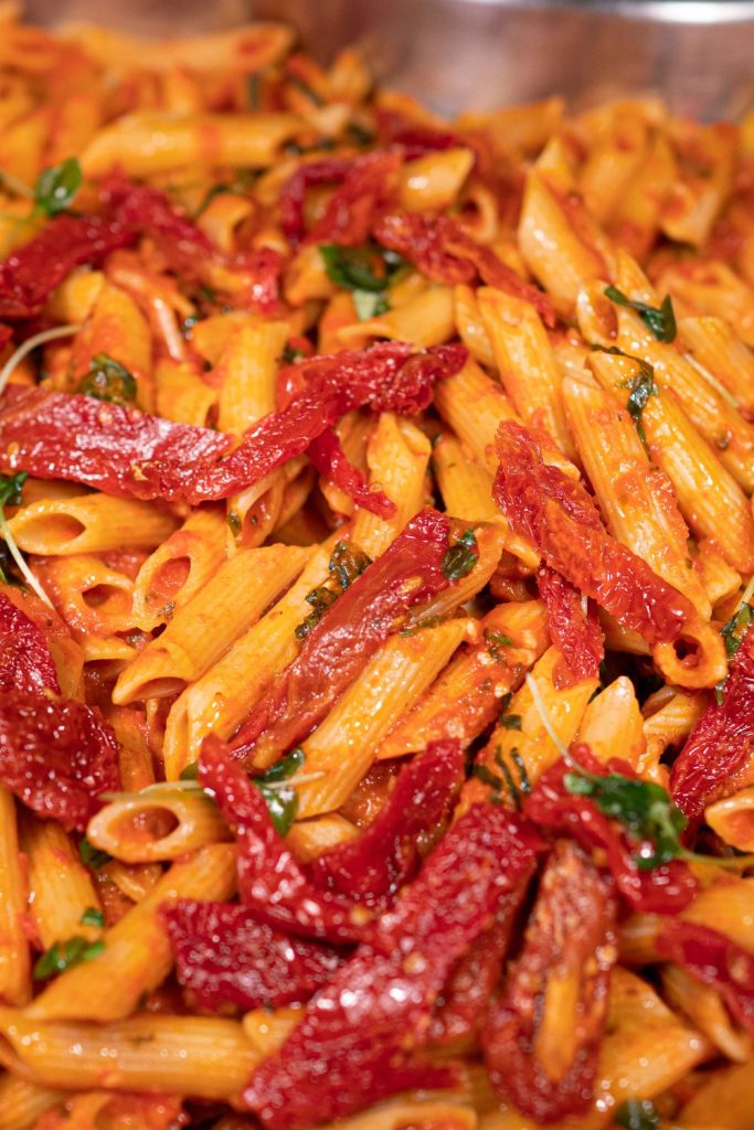 Bowtie Pasta with Sun-Dried Tomatoes