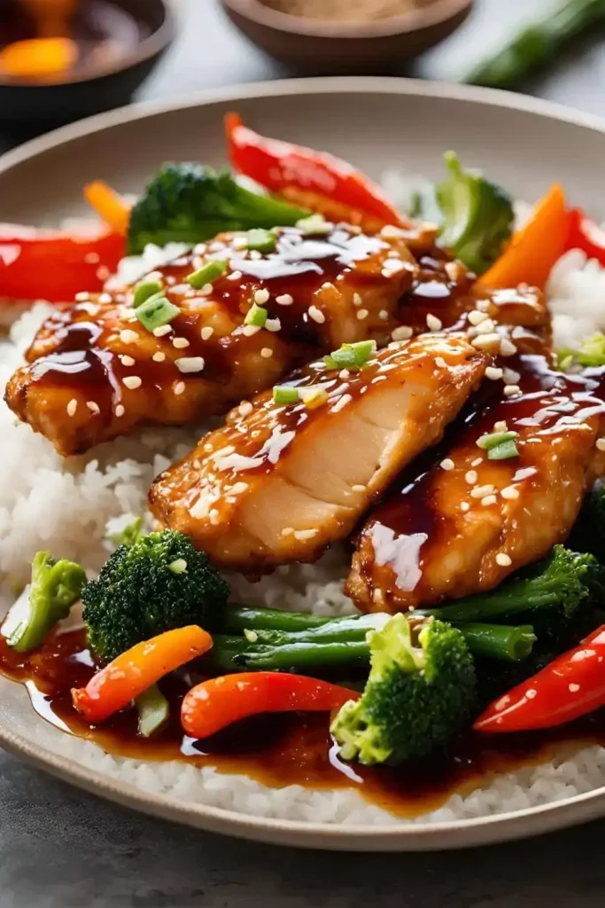 Sweet-and-Spicy-Honey-Glazed-Chicken-Fillets