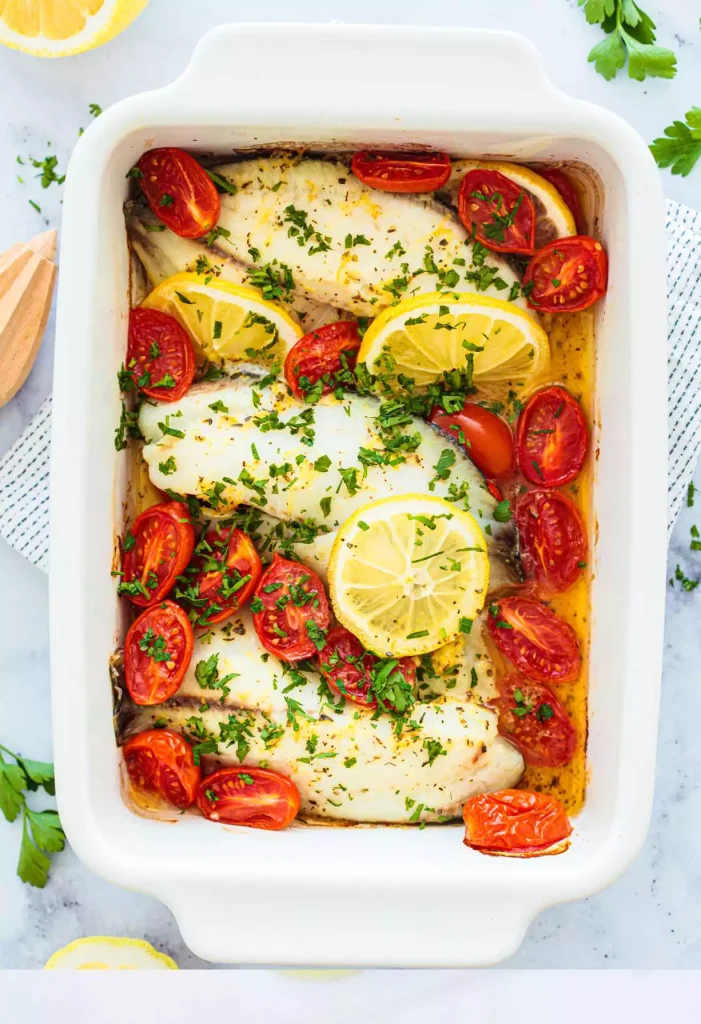 Mediterranean Baked Cod