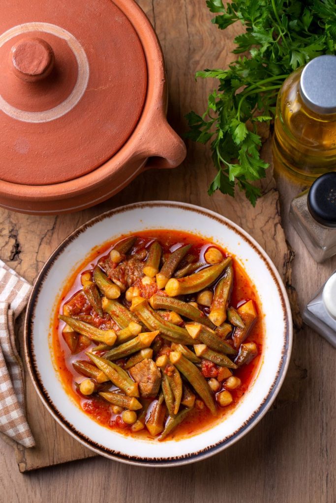 Bamya (Middle Eastern Okra Stew)