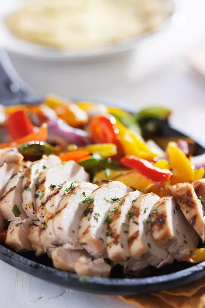 Electric Skillet Chicken Fajitas