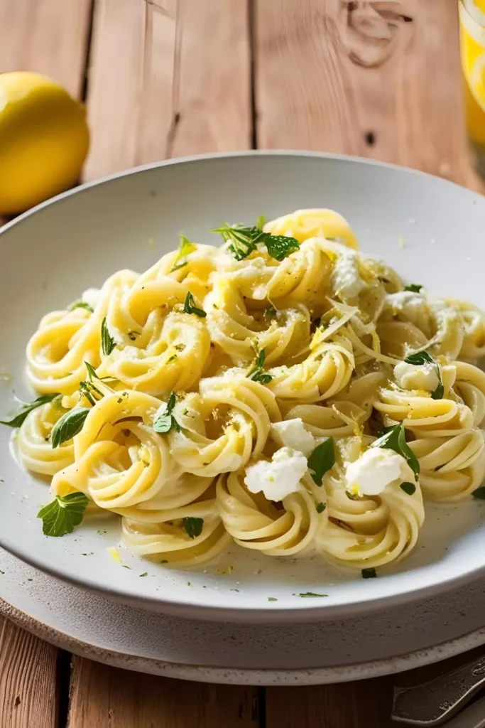 Lemon Ricotta Fusilli