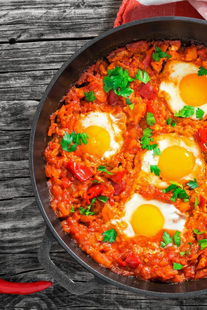 Shakshuka (Spiced Tomato and Pepper Stew)