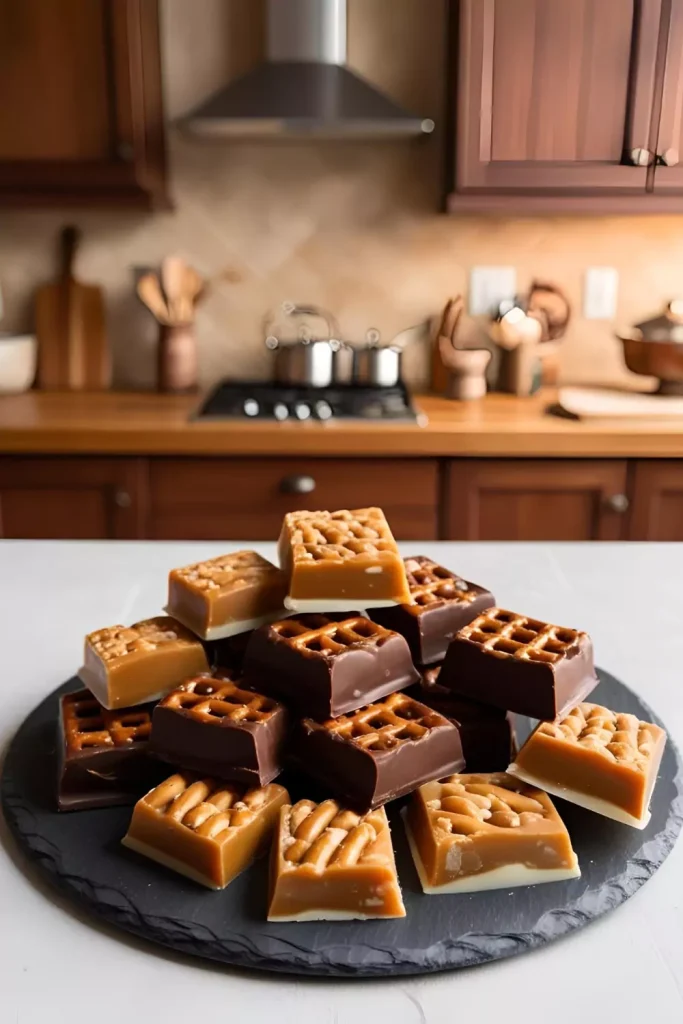 Caramel Pretzel Chocolate Bars