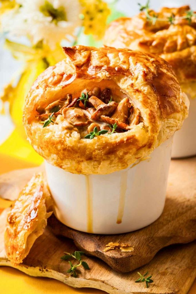 9. Lobster Mushroom Pot Pie - Pinned Recipe