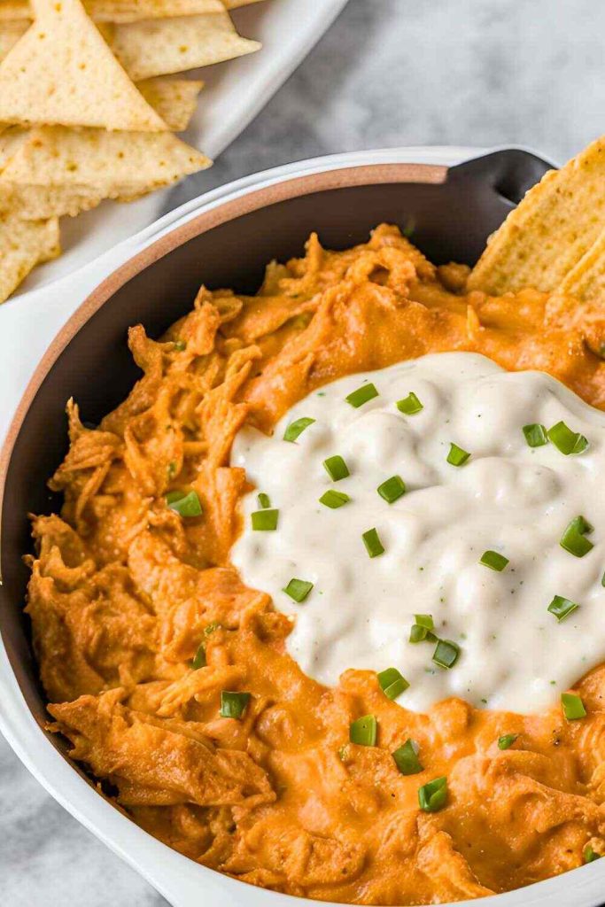 Air Fryer Buffalo Chicken Dip