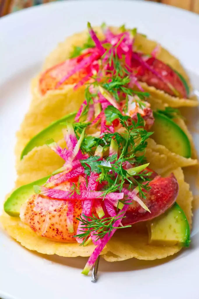 Air Fryer Lobster Tacos