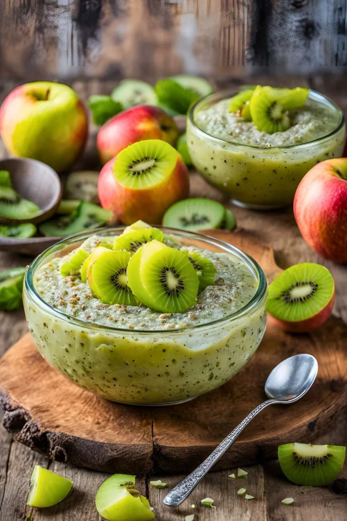 Apple Kiwi Chia Pudding