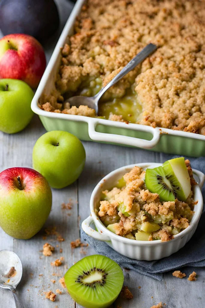  Apple Kiwi Crumble