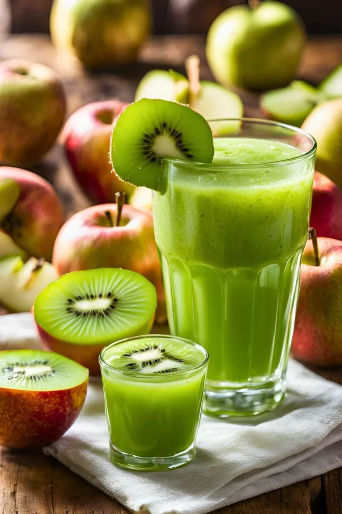 Apple Kiwi Green Juice