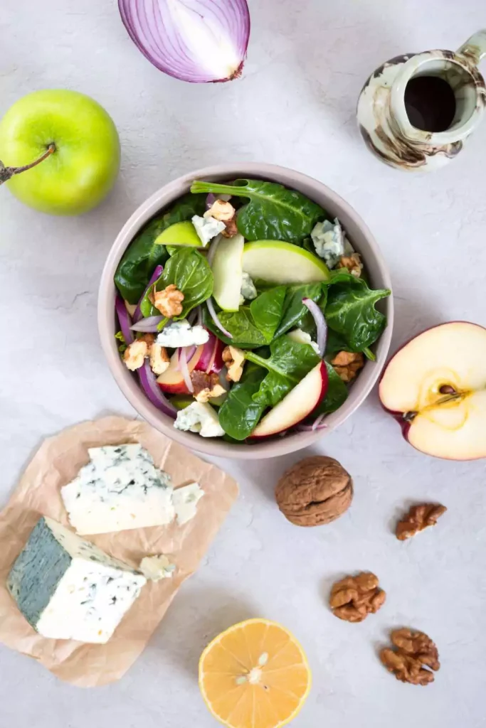 Apple, Walnut & Blue Cheese Salad