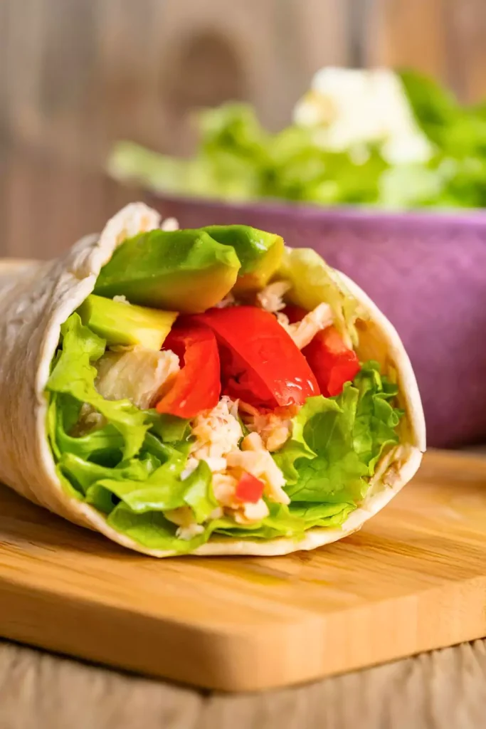 Avocado Chicken Wrap