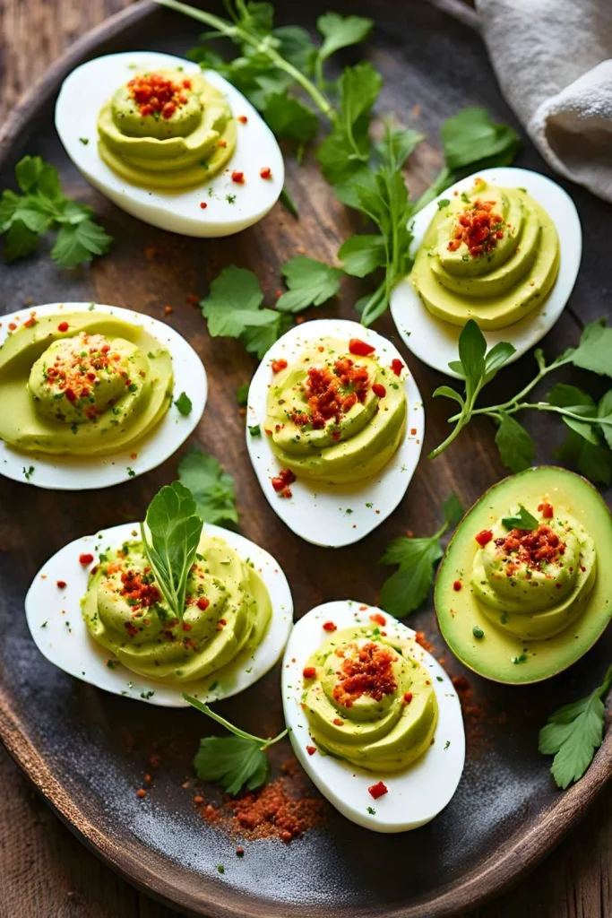 Avocado Deviled Eggs