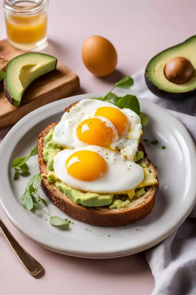 Avocado & Egg Toast with Cheese