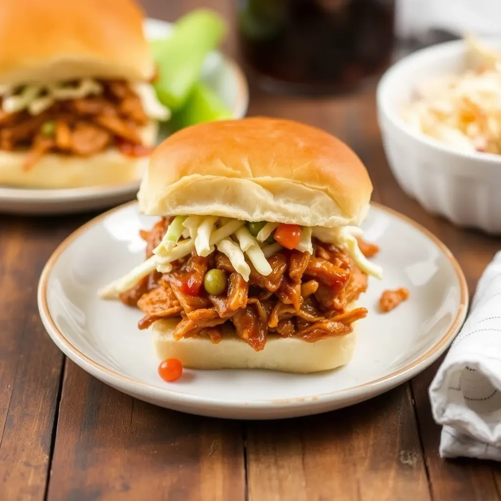 BBQ Pulled Chicken Sliders