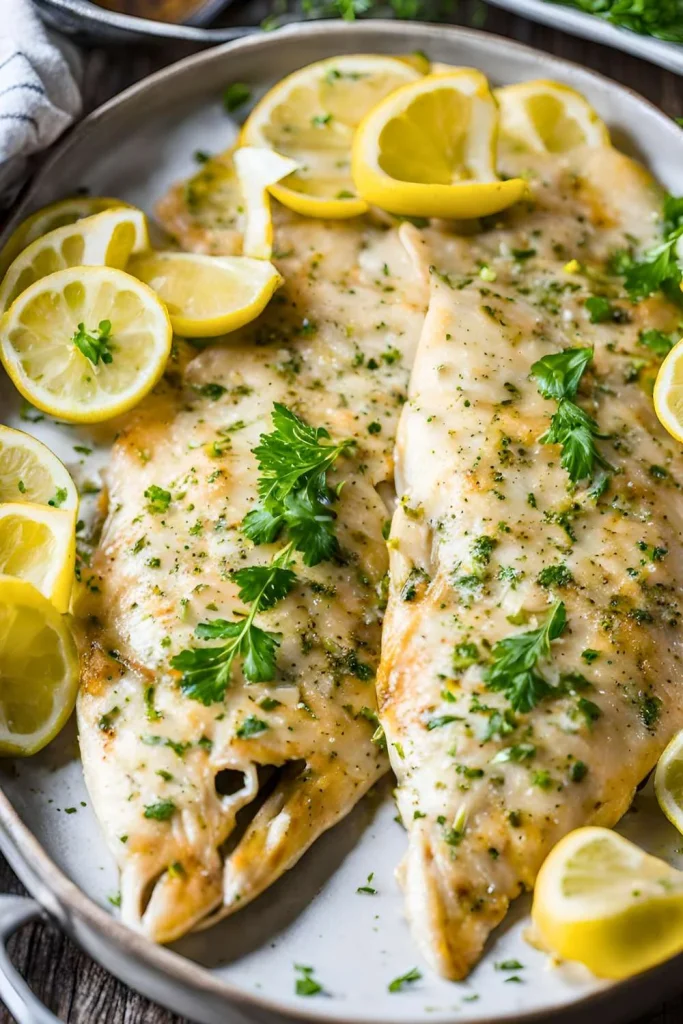 Baked Tilapia with Garlic and Herbs