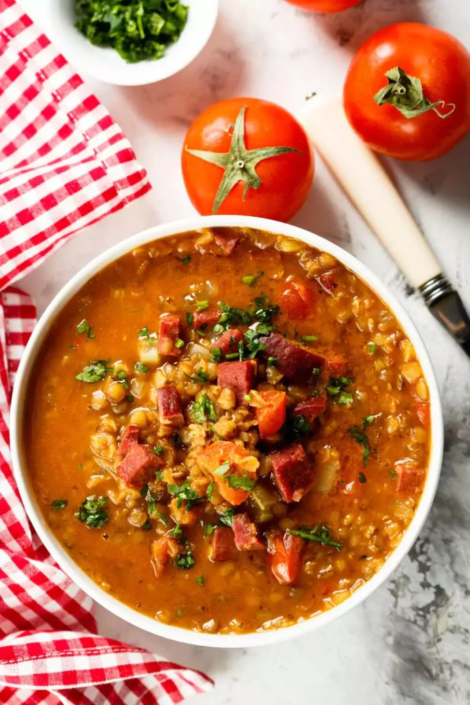 Beef and Lentil Soup