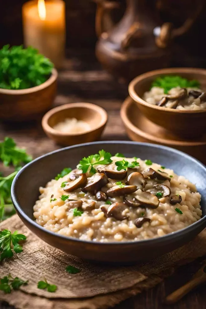 Beef and Mushroom Risotto