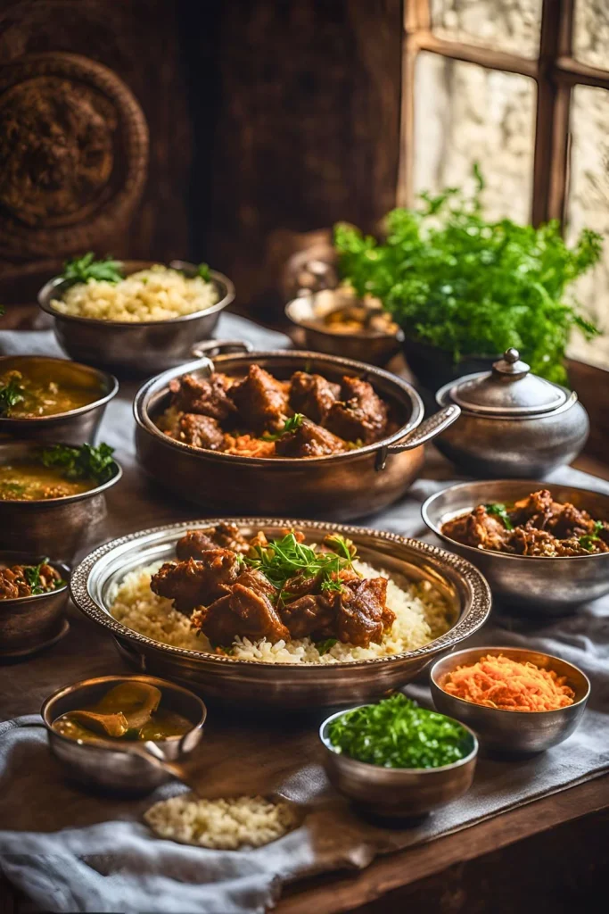 Bengali Mutton Tehari