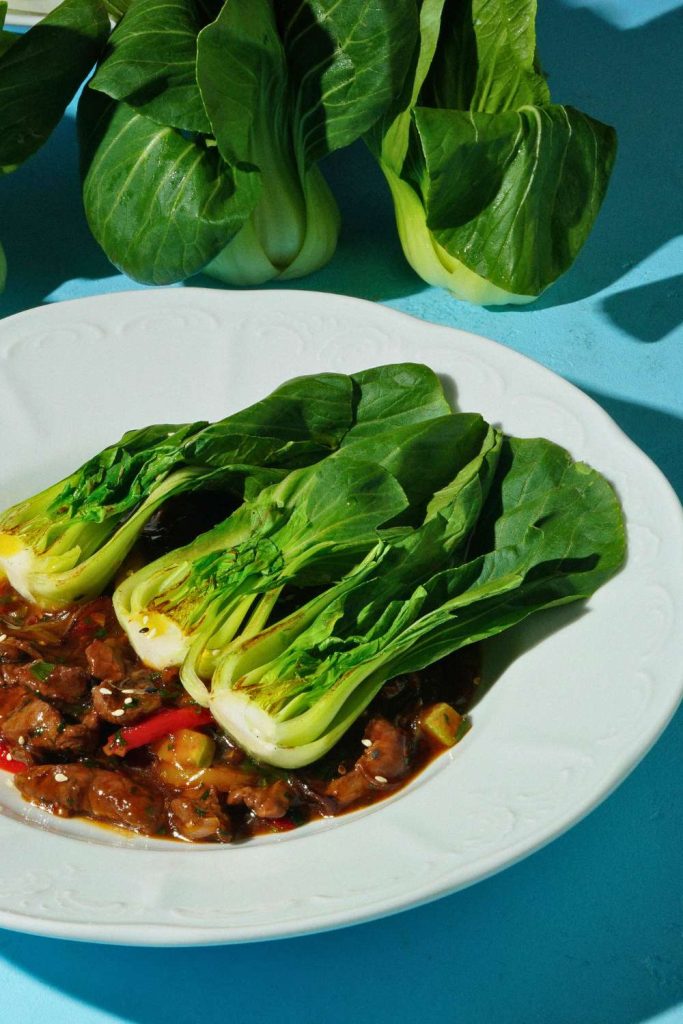 Bok Choy in Garlic Sauce