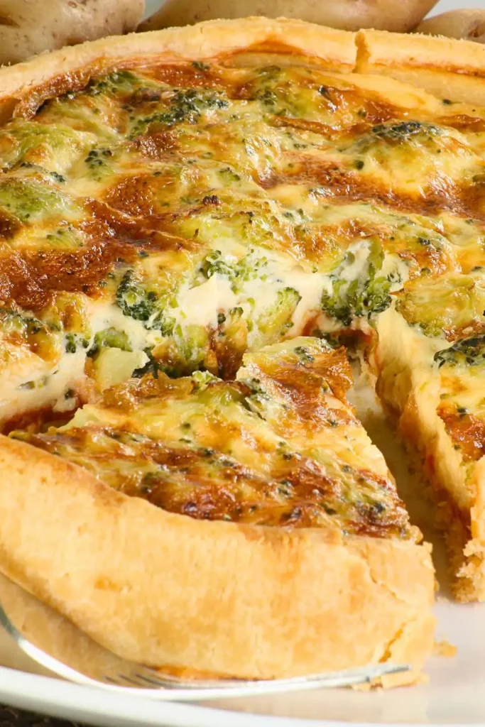 Broccoli and Cheddar Quiche