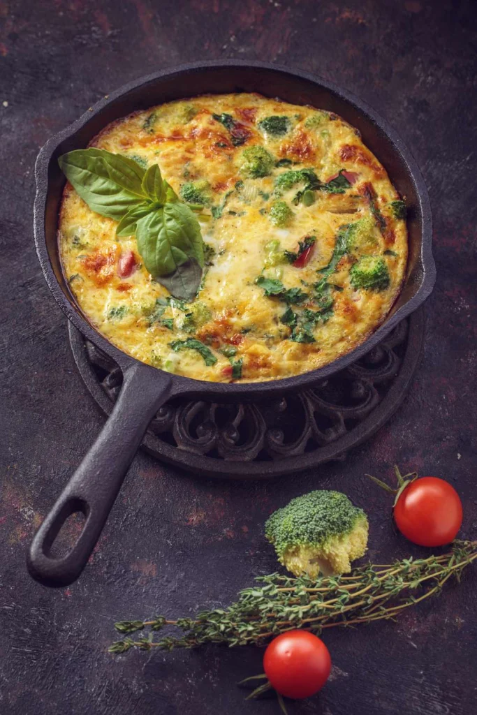 Broccoli and Egg Breakfast Scramble