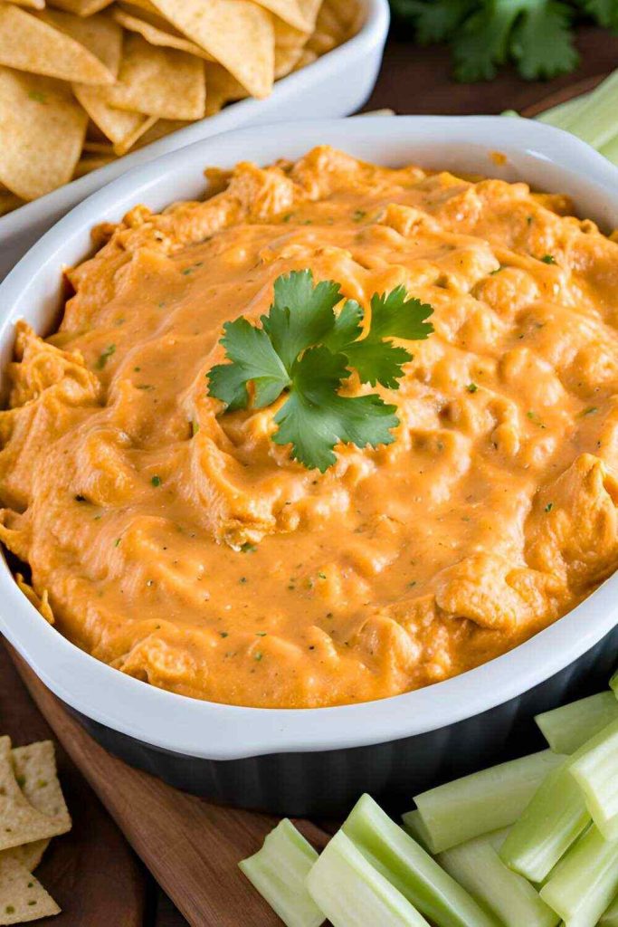 Buffalo Ranch Chicken Dip