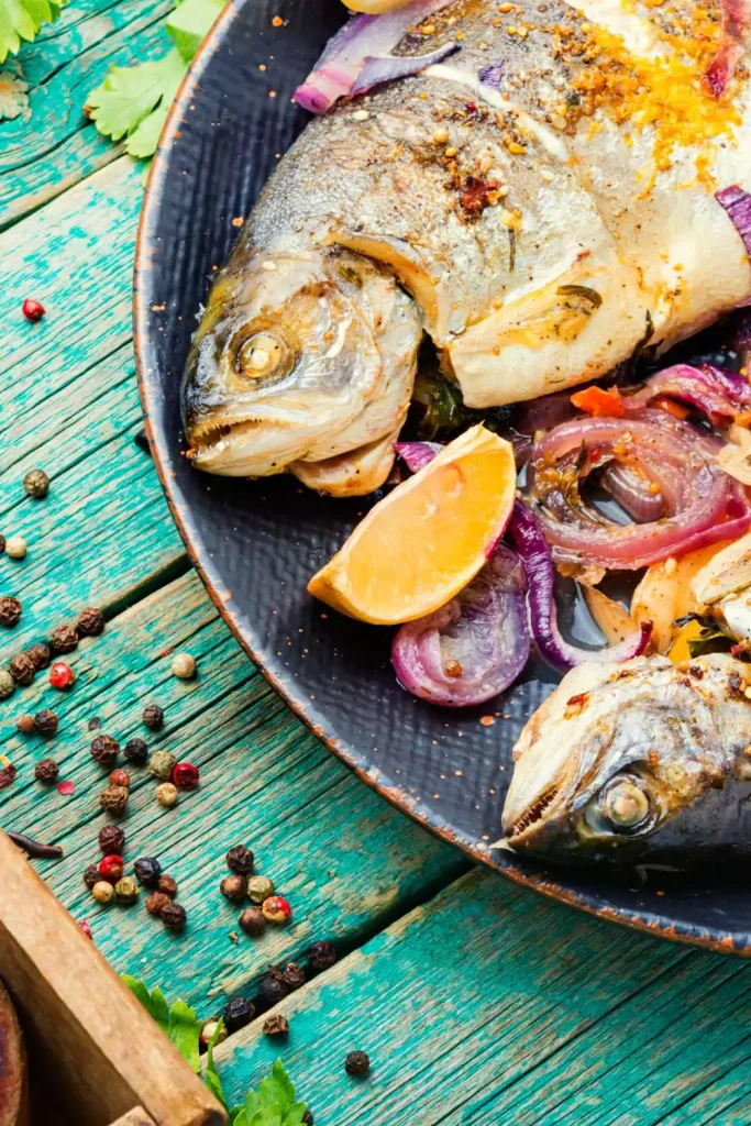 Butter-Lemon Zoodles with Grilled Trout