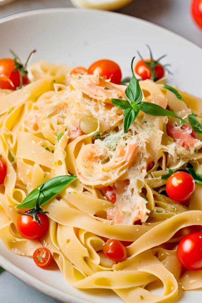 Buttered Lobster Pasta with Cherry Tomatoes