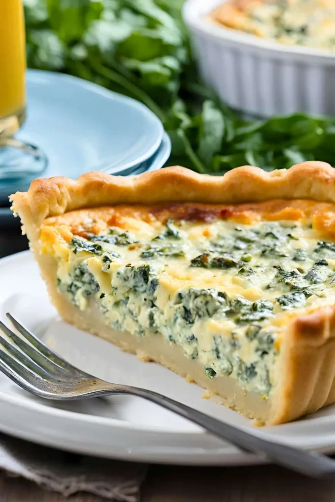 Caramelized Onion and Blue Cheese Quiche