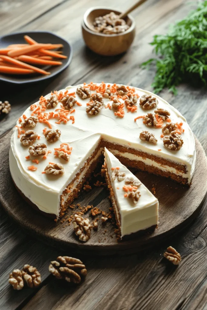 Carrot Cake With Cream Cheese Frosting