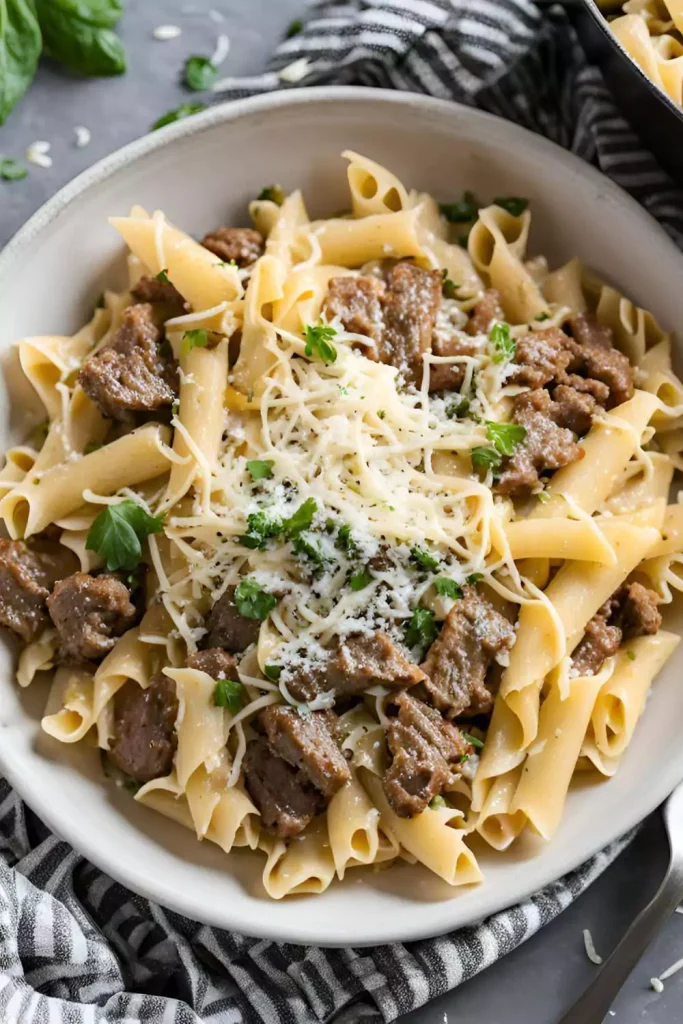 Cheeseburger Pasta Skillet