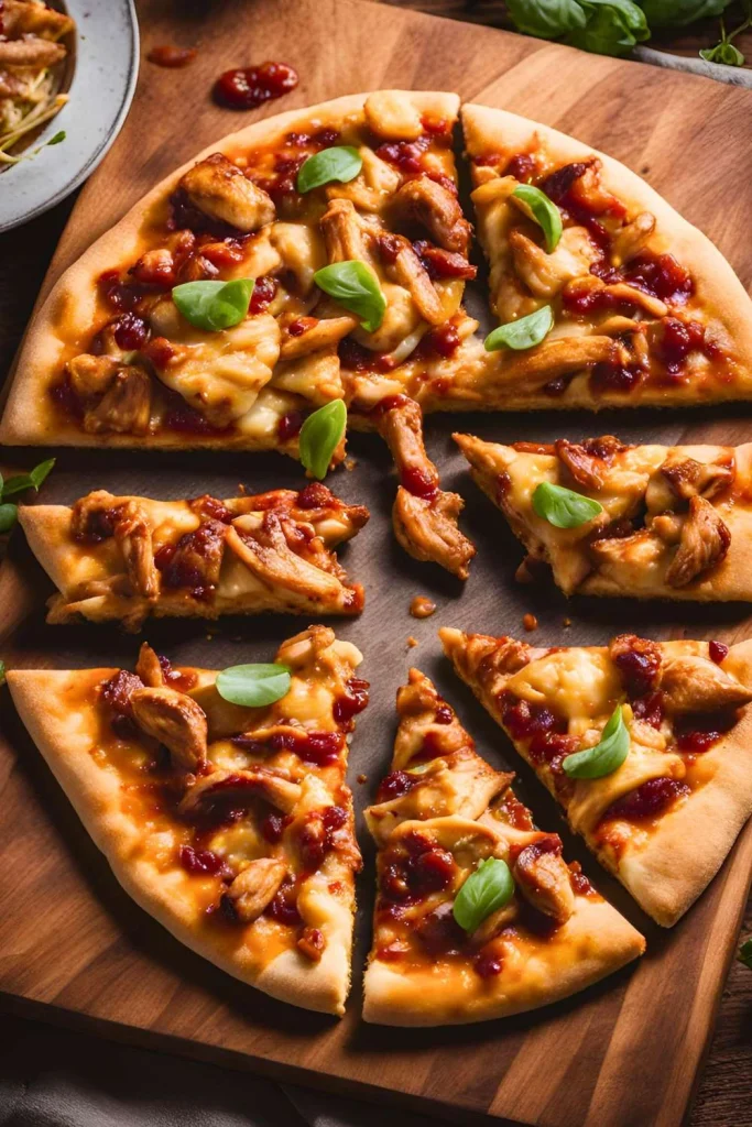 Cheesy BBQ Chicken Pizza