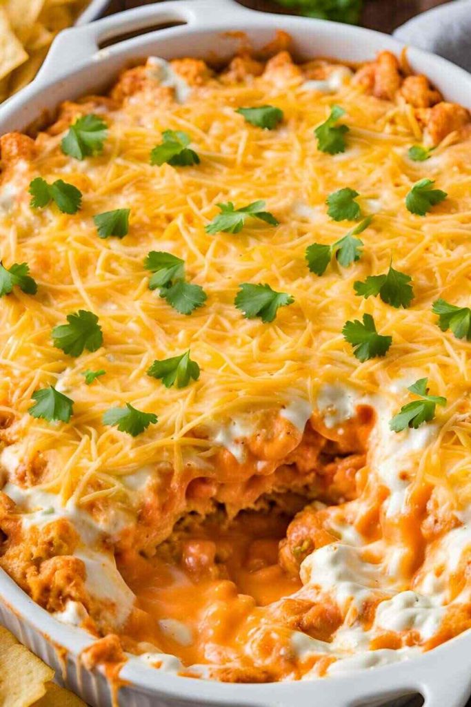 Cheesy Buffalo Chicken Dip