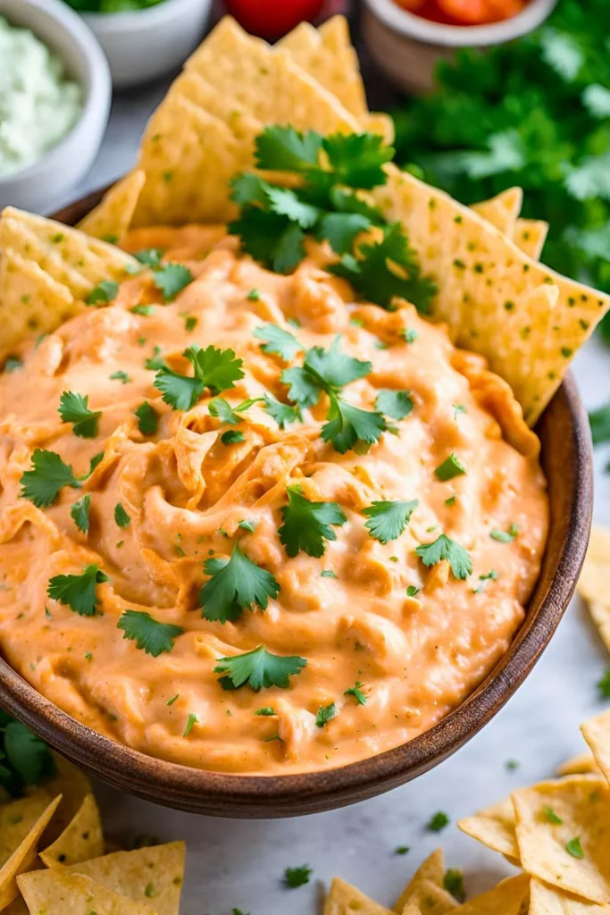 Cheesy Buffalo Chicken Dip