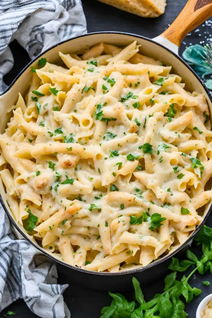 Cheesy Chicken Alfredo Pasta