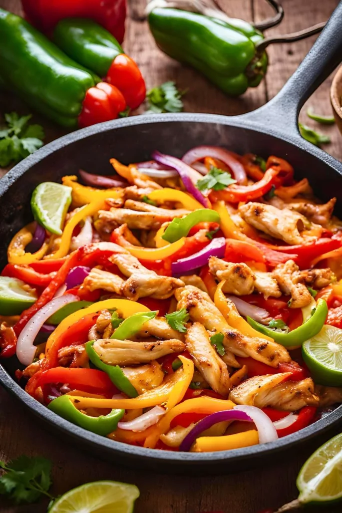 Cheesy Chicken Fajitas