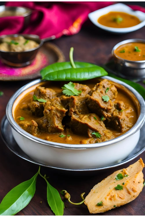 Chettinad Mutton Chops Kuzhambu