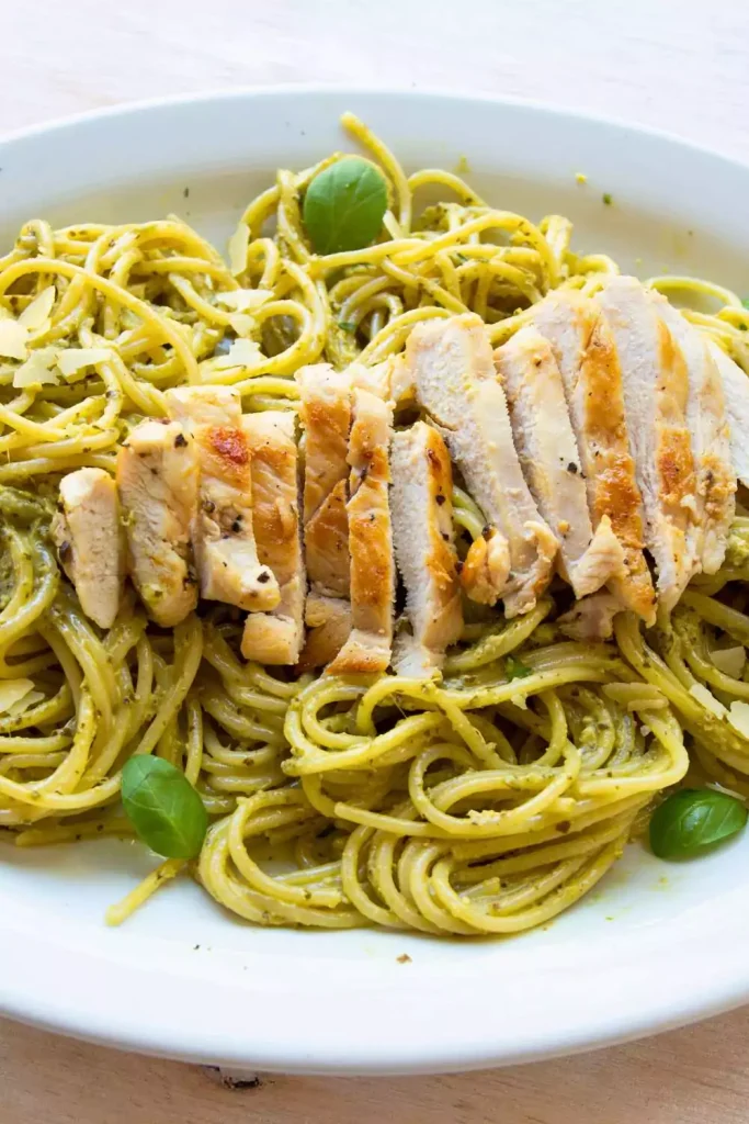 Chicken Broccoli Pesto Pasta