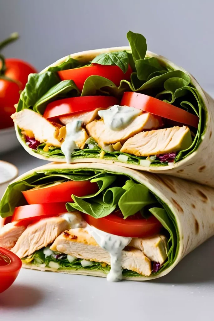 Chicken Mediterranean Wrap