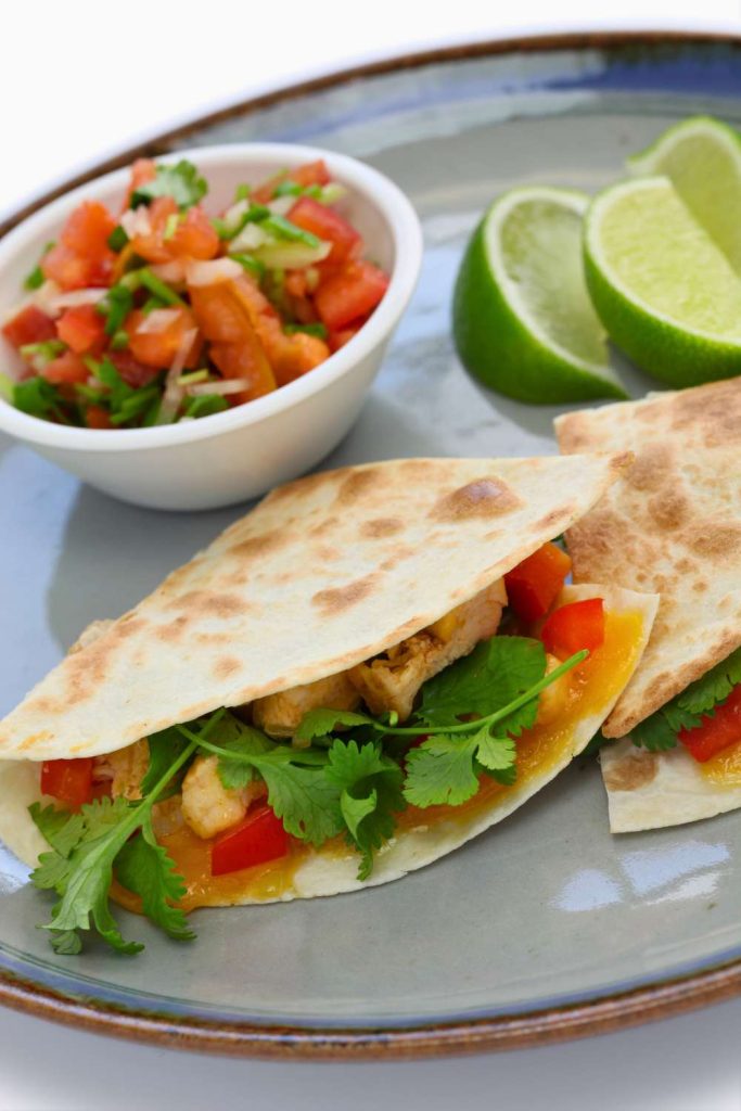 Chicken Vegetable Quesadilla